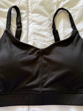 Athletic Works Black Seamless Sports Bra